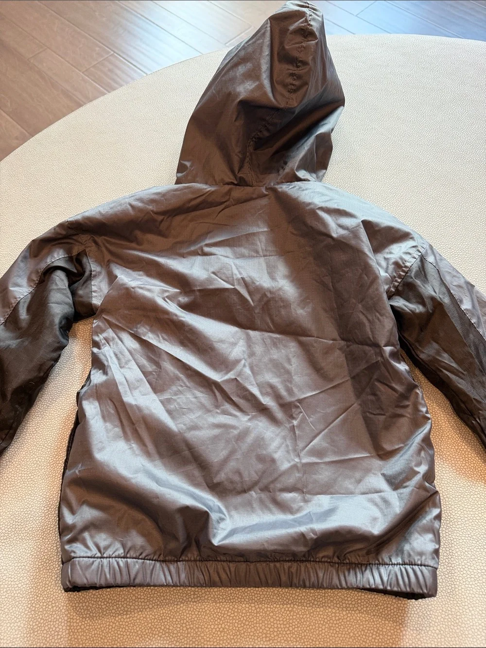 Under Armour Kids Black Hooded Rain Jacket